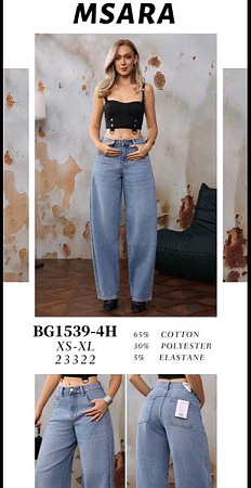 Джинсы Jeans Club BG1539-4H l.blue - делук