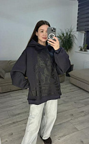 Худи S.Style 290 black - делук