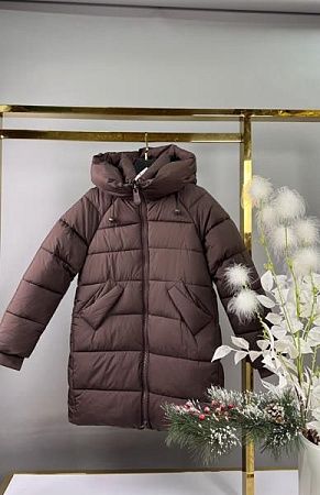 Куртка Delfinka YS86 brown - делук