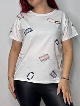 Футболка Kosta KS148 white - делук