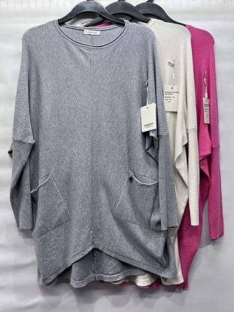 Свитер Emsweekis E1358 grey - делук