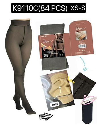 Колготы Redoor K9110C black - делук