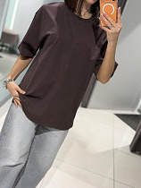 Футболка Comod 1305 chocolate - делук