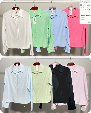 Рубашка Base A9005 l.blue - делук