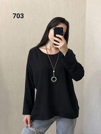 Свитер Fsn 703 black - делук