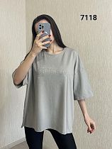 Футболка Fsn 7118 grey - делук