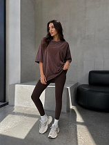 Футболка New Season FV043 brown - делук