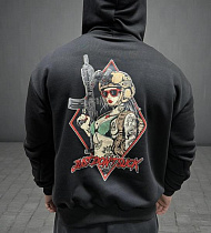 Худи Madoka 1345 black - делук