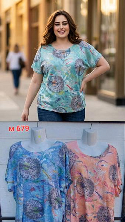 Футболка Sport Style M679 mix - делук