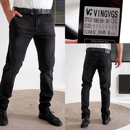 Джинсы Vingvgs V8059-3 black - делук