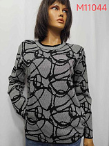 Свитер Lida M11044 grey - делук