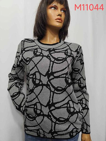 Свитер Lida M11044 grey - делук