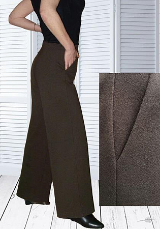 Штаны H&S 129 d.brown Штаны H&S 129 d.brown - делук