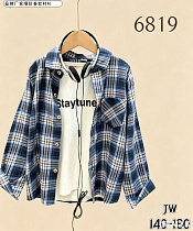 Рубашка Flong 6819 blue - делук