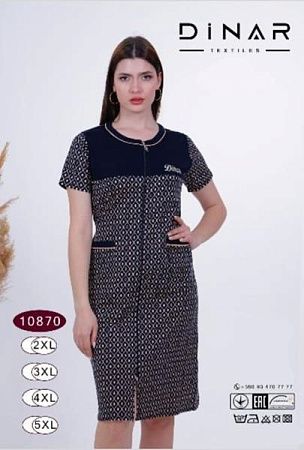 Халат Romeo Life 10870 navy - делук