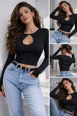 Топ Arina 1725 black - делук