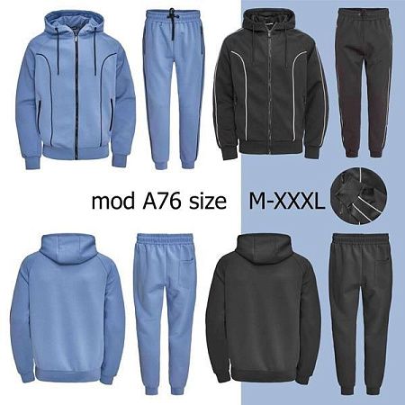 Костюм Спорт Ale-Ate A76 black - делук
