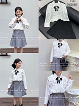 Блузка Fashion Kids C103 white - делук
