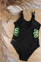 Купальник Sun&Sea M551 black-green - делук