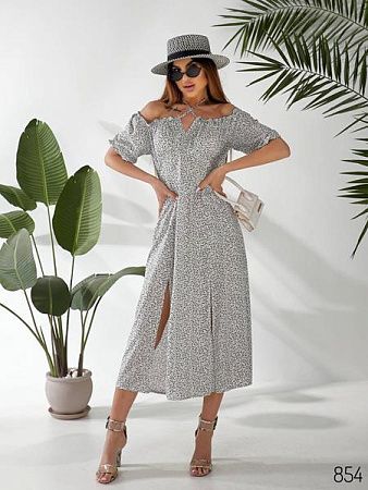 Платье Loren 854 white - делук