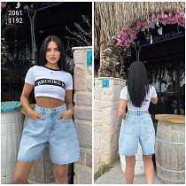 Шорты Jeans Style 2016-1192 l.blue - делук