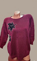 Свитер Julia JL1021 wine - делук