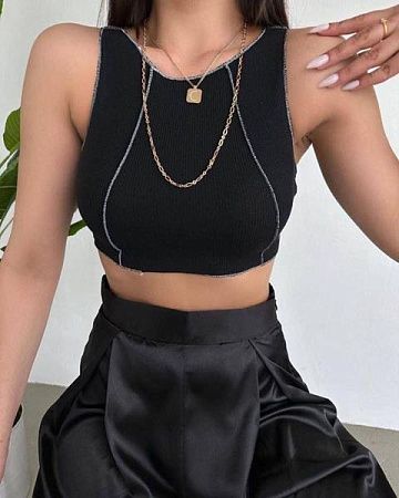 Топ Arina 4144 black - делук