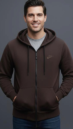 Кофта Спорт Zalov ZW1302 brown - делук