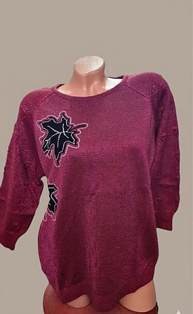 Свитер Julia JL1021 wine - делук