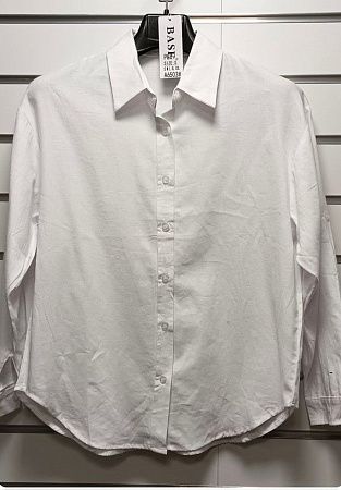 Рубашка Base A6503-0 white - делук