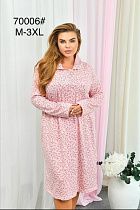 Ночнушка Romeo Life 70006 beige - делук