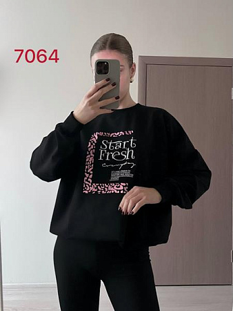 Свитер Fsn 7064 black - делук