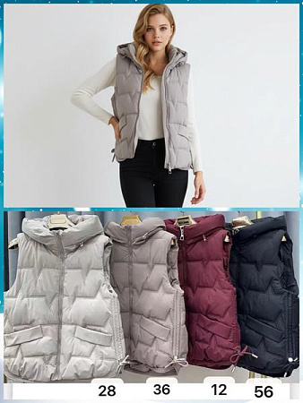 Жилетка Dorimodes JL9138-36 beige - делук