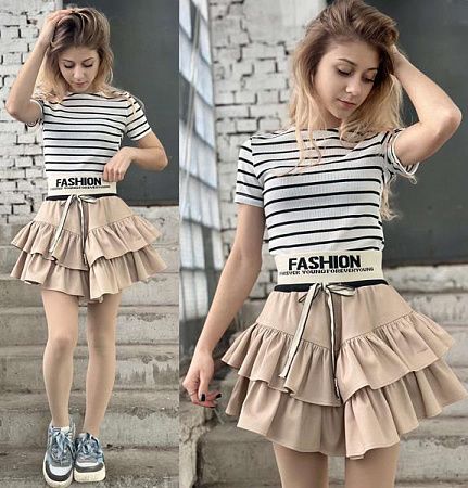 Топ Karolina KR217 white - делук