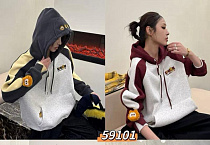 Худи Comod 59101 grey-d.grey - делук