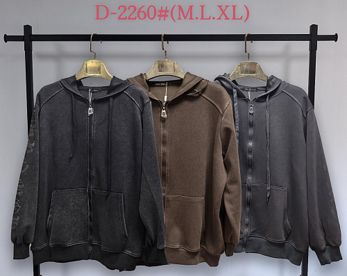 Кофта Спорт Saint Wish D2260 black - делук