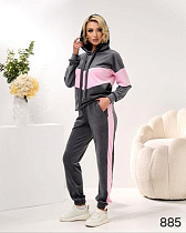 Костюм Спорт Loren 885 d.grey-pink - делук