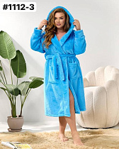 Халат Bat 1112-3 l.blue - делук