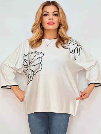 Свитер Romeo Life RL967 white - делук