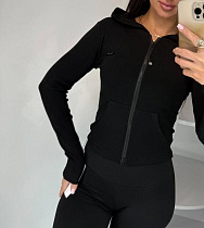 Кофта Lora LR1051 black - делук