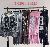 Костюм Спорт Dgmd T2202 grey - делук