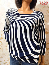 Свитер Lida 7629 navy-white - делук