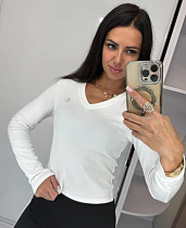 Свитер Lora LR454 white Свитер Lora LR454 white - делук