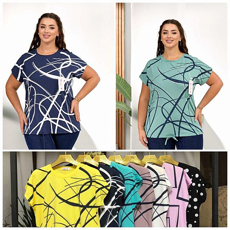 Футболка Lola LL535 mix - делук