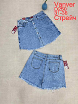 Юбка-Шорты Vanver D250 l.blue - делук