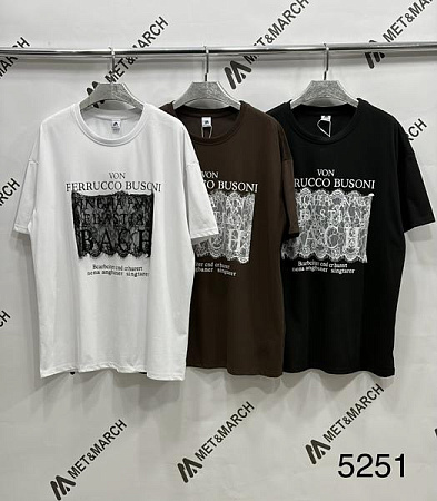 Футболка Met&March 5251 brown - делук