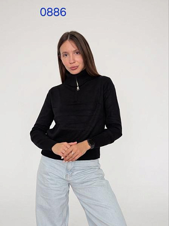 Свитер Fsn 0886 black - делук