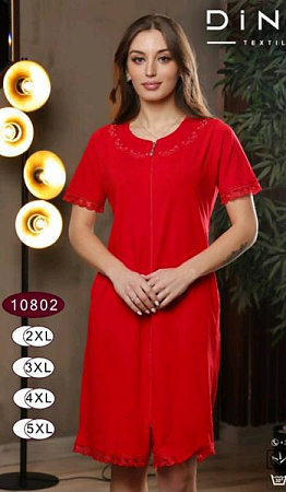 Халат Romeo Life 10802 red - делук