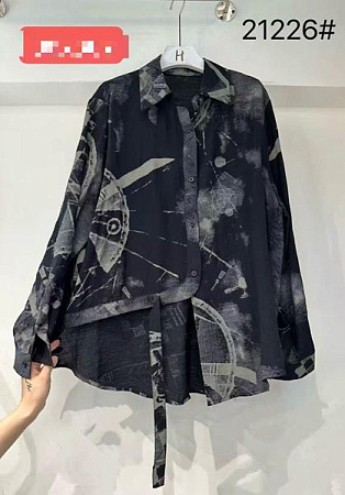 Блузка Divo 21226 black - делук