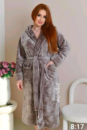 Халат Romeo Life RL957 grey - делук